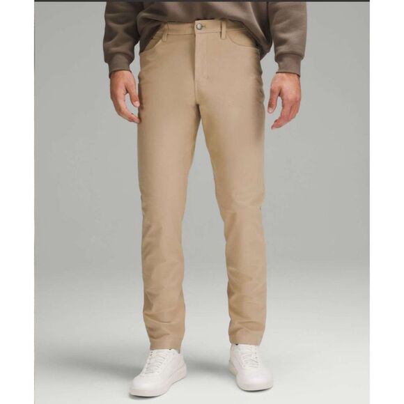 Lululemon ABC Classic-Fit 5 Pocket Pant 30"L Utilitech Trench Men’s Size 34 - Picture 1 of 10
